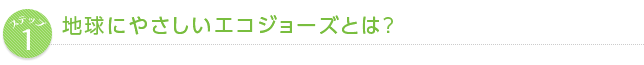 地球にやさしいエコジョーズとは?